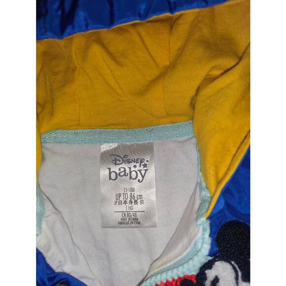 Mickey Mouse Disney World Baby Jacket w/ ears Size 12-18 months - Picture 4 of 6